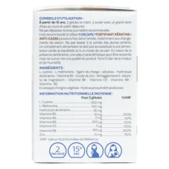 Forcapil Fortifiant kératine + Cheveux et ongles gélules