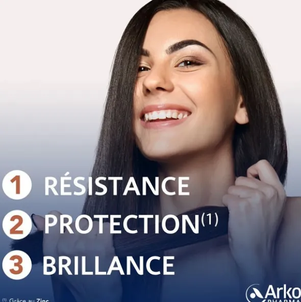 Forcapil Fortifiant kératine + Cheveux et ongles gélules