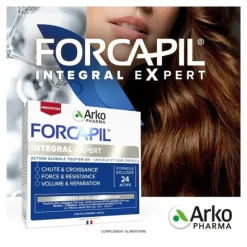 Forcapil Integral Expert cheveux et cuir chevelu gélules