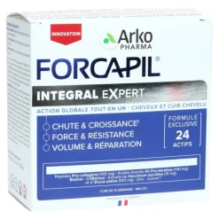 Forcapil Integral Expert cheveux et cuir chevelu gélules