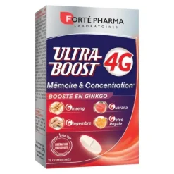 Forte Pharma Ultra Boost 4G Mémoire et Concentration comprimé