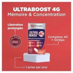 Forte Pharma Ultra Boost 4G Mémoire et Concentration comprimé
