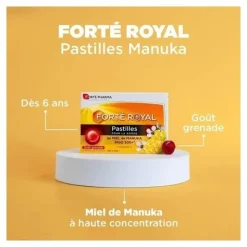 Forte Royal Pastilles pour la gorge au miel de Manuka