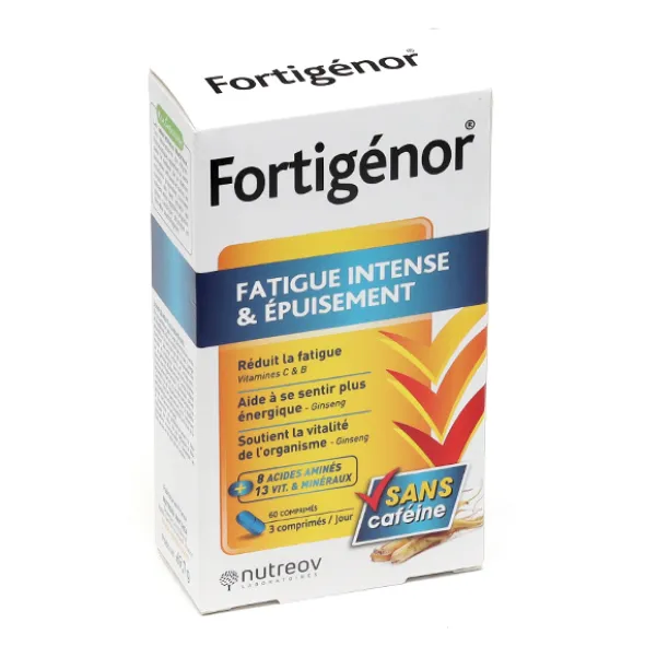 Fortigenor Fatigue intense et épuisement comprimés