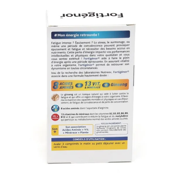 Fortigenor Fatigue intense et épuisement comprimés