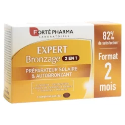 Forté Pharma Expert Bronzage 2 en 1 comprimés
