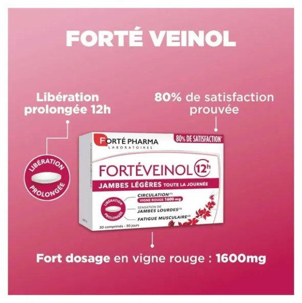 Forté Pharma FortéVeinol 12h comprimés