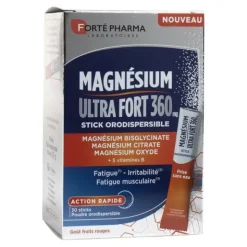 Forté Pharma Magnésium Ultra Fort 360 mg sticks orodispersibles