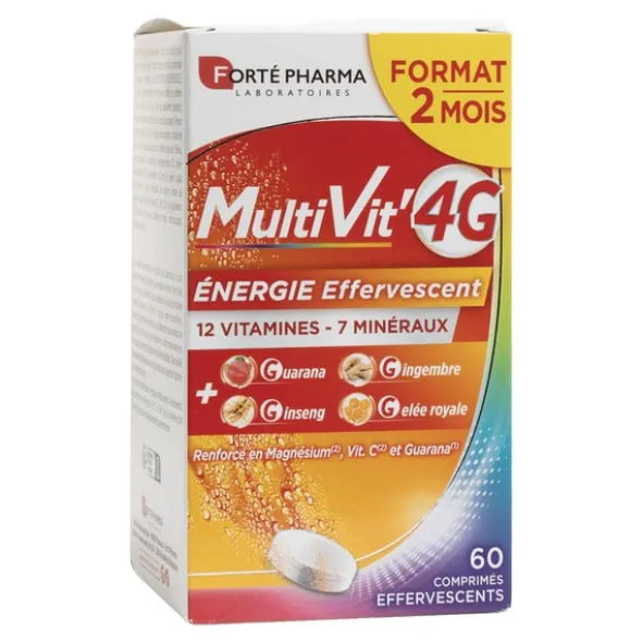 Forté Pharma MultiVit' 4G Energie comprimés effervescents