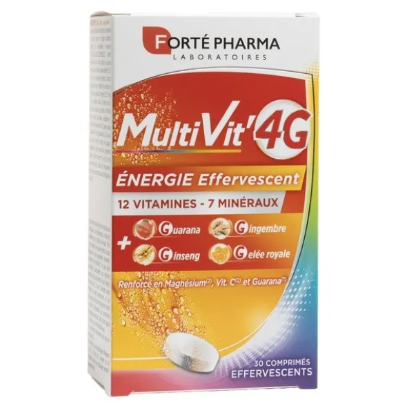 Forté Pharma MultiVit' 4G Energie comprimés effervescents