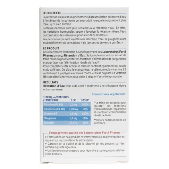 Forté Pharma Rétention d'eau comprimés
