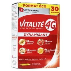 Forté Pharma Vitalité 4G Dynamisant ampoules