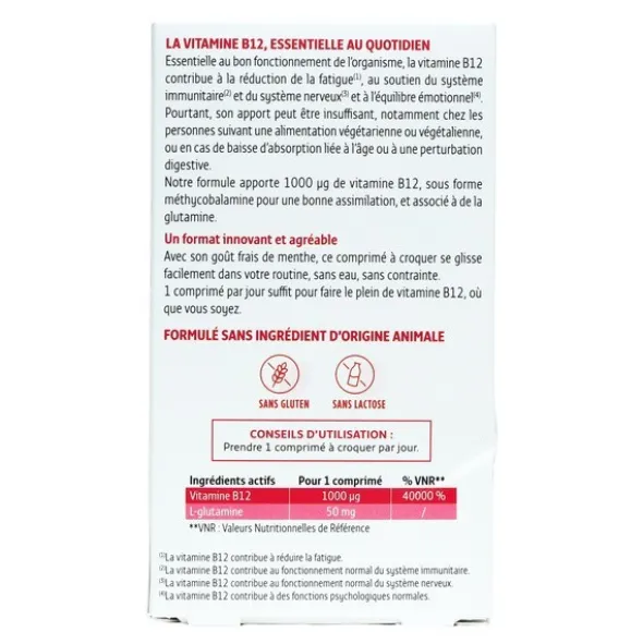 Forté Pharma Vitamine B12 comprimés à croquer