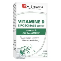 Forté Pharma Vitamine D liposomale 2000 UI gélules