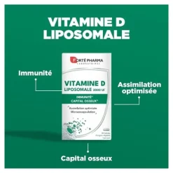 Forté Pharma Vitamine D liposomale 2000 UI gélules