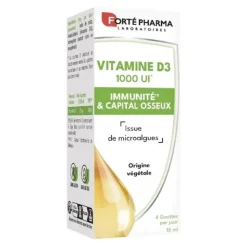 Forté Pharma Vitamine D3 1000 UI gouttes