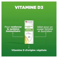 Forté Pharma Vitamine D3 1000 UI gouttes