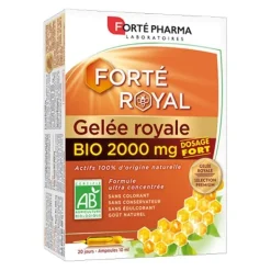 Forté Royal gelée royale bio 2000 mg ampoules