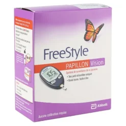 Freestyle Papillon Vision set autosurveillance de la glycémie