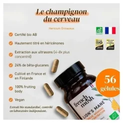 French Mush Lion's Mane Bio gélules