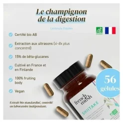 French Mush Shiitake bio gélules