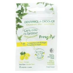 Frescoryl Nature Dentifrice à croquer citron comprimés