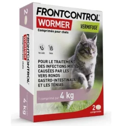 Frontcontrol Wormer Chat comprimé vermifuge