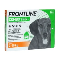 Frontline COMBO pipettes anti puce pour chien