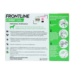 Frontline COMBO pipettes anti puce pour chien