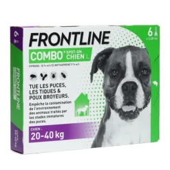 Frontline COMBO pipettes anti puce pour chien
