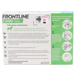 Frontline COMBO pipettes anti puce pour chien