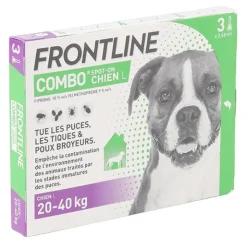 Frontline COMBO pipettes anti puce pour chien