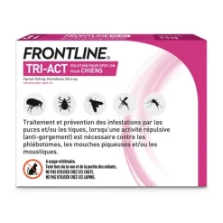 Frontline TRI-ACT spot on pipettes pour chien