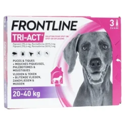 Frontline TRI-ACT spot on pipettes pour chien