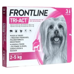 Frontline TRI-ACT spot on pipettes pour chien