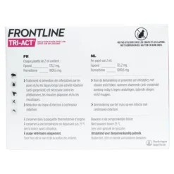 Frontline TRI-ACT spot on pipettes pour chien