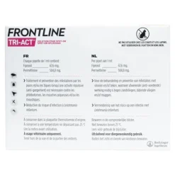 Frontline TRI-ACT spot on pipettes pour chien