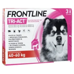 Frontline TRI-ACT spot on pipettes pour chien