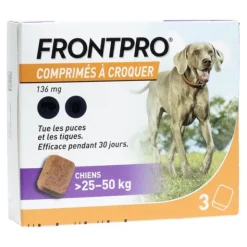 Frontpro Chien comprimé anti puces