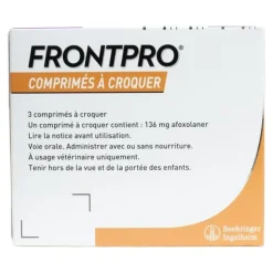 Frontpro Chien comprimé anti puces