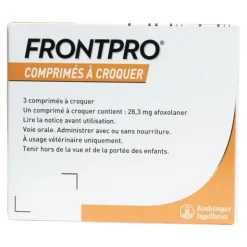Frontpro Chien comprimé anti puces