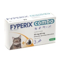 Fyperix Combo Chat pipette anti puce