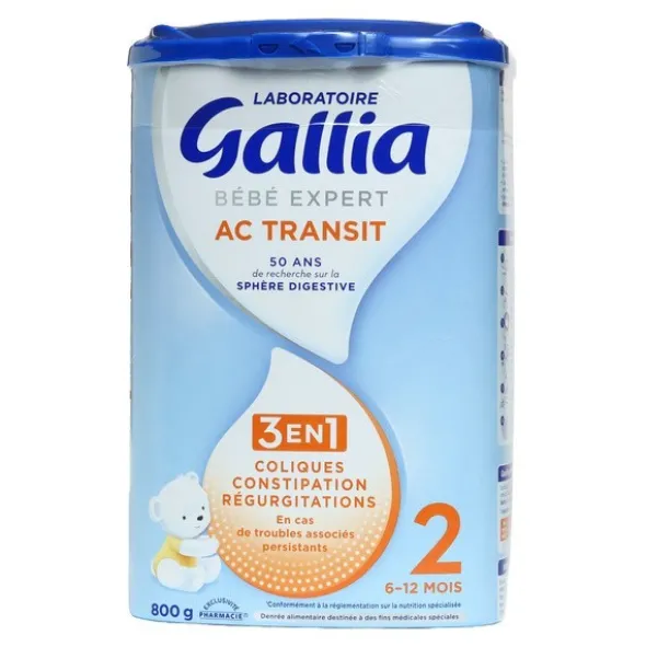 Gallia Bébé Expert AC transit lait 2ème âge