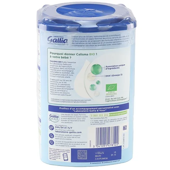 Gallia Calisma Bio Lait 1er âge