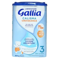 Gallia Calisma Croissance lait 3ème âge