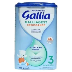 Gallia Galliagest Croissance lait 3ème âge