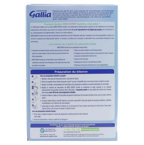 Gallia Gumilk Bébé expert 0-12 mois