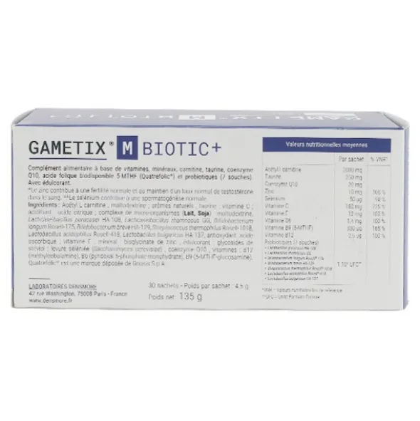 Gametix M Biotic+ sachets