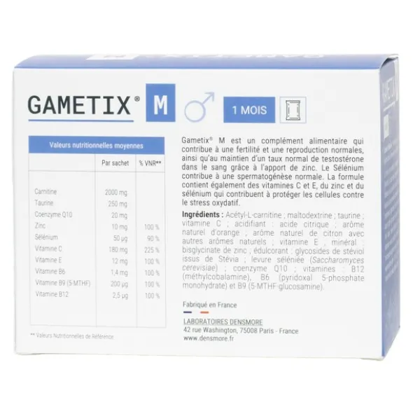 Gametix M sachets