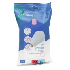 Gant de toilette pré-humidifié sans rinçage